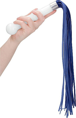 Plug Anale in Vetro Borosilicato Bianco Con Frusta in Finta Pelle Blu chr019 Wht Whipster – White Salute e cura della persona/Erotismo e contraccezione/Sex toys/Dildo/Dildo anali Kondorama - Martinsicuro, Commerciovirtuoso.it