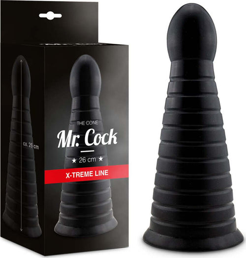 Plug Anale Stimolatore Nero Lunghezza Circa 26 Cm Diametro Circa 9 Cm Mr.Cock X-Treme Line Cone Cono Anale Salute e cura della persona/Erotismo e contraccezione/Sex toys/Sex toys anali/Plug anali Kondorama - Martinsicuro, Commerciovirtuoso.it