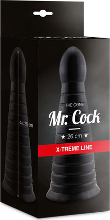 Plug Anale Stimolatore Nero Lunghezza Circa 26 Cm Diametro Circa 9 Cm Mr.Cock X-Treme Line Cone Cono Anale Salute e cura della persona/Erotismo e contraccezione/Sex toys/Sex toys anali/Plug anali Kondorama - Martinsicuro, Commerciovirtuoso.it