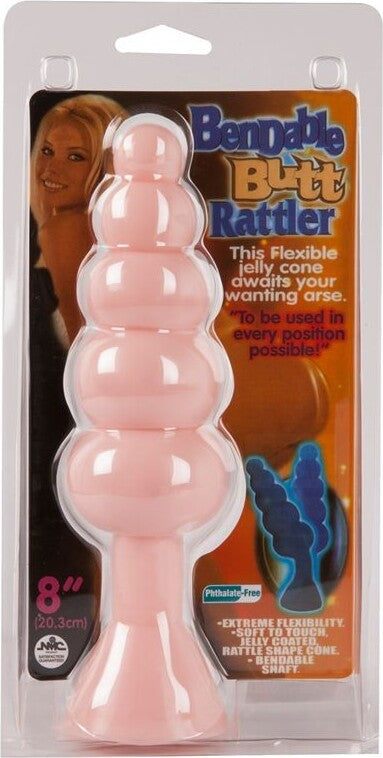 Plug Stimolatore Anale In PVC Color Carne Bendable Butt Rattler Hautfarben 20.3 cm Salute e cura della persona/Erotismo e contraccezione/Sex toys/Sex toys anali/Plug anali Kondorama - Martinsicuro, Commerciovirtuoso.it