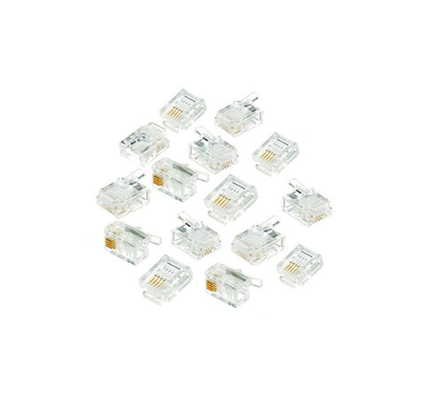 Confezione da 50 pezzi di plug RJ11