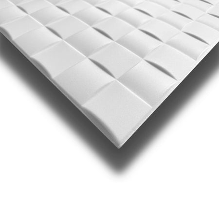 10 o 20mq (40 oppure 80 pezzi) di pannello decorativo 3D a soffitto in EPS isolante 50x50cm PLUTON