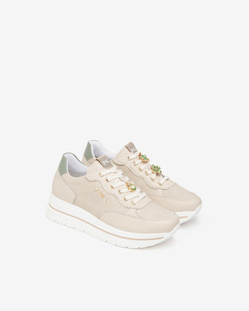 NeroGiardini Donna Sneakers in Pelle e Materiale Tecnico
