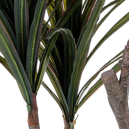 Pianta artificiale moderna Dracena Marginata in materiale sintetico da h 120 cm