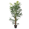 Pianta artificiale Kenzia da interno ed esterno decorazione moderna con vaso h 150 cm