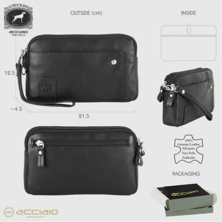 Pochetta Acciai - Nero / Taglia Unica - pochette