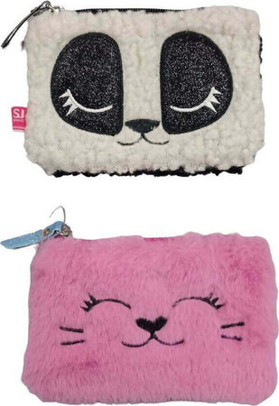 Set 8 Portamonete Mini In Tela - Pochette Per Trucchi E Oggetti Piccoli Con Cerniera, Multicolore - Foto 13