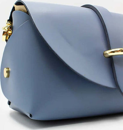 Pochette in Pelle Layers Donna Borsa a Spalla Con Manico in Catena E Patta Moda/Donna/Borse/Borse a spalla Leclaf - Napoli, Commerciovirtuoso.it