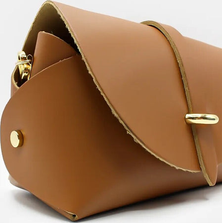Pochette in Pelle Layers Donna Borsa a Spalla Con Manico in Catena E Patta Moda/Donna/Borse/Borse a spalla Leclaf - Napoli, Commerciovirtuoso.it