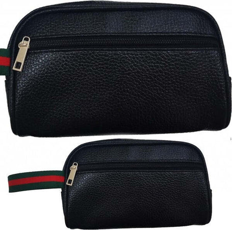 Pochette-Uomo-Gancio-Borsello-No-Tracolla-Beauty-Case-Borsa-Eco-Pelle-Vintage