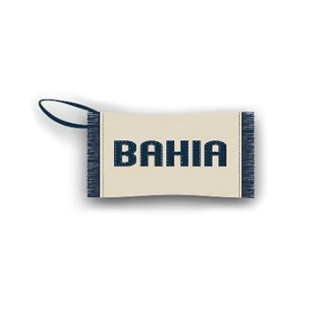 Pochette in tessuto "Bahia" con maniglie resistenti per mare e viaggi