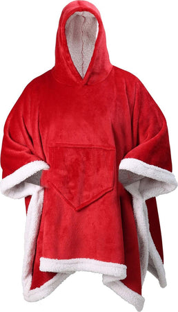 Pocho di Babbo Natale, con cappuccio, color Rosso e Bianco, per cosplay, in plastica Casa e cucina/Decorazioni per interni/Addobbi e decorazioni per ricorrenze/Decorazioni natalizie/Ghirlande e corone MagiediNatale.it - Altamura, Commerciovirtuoso.it