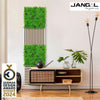JANGAL Pannelli acustici Modulabili in FLORA sintetica ULTRAREALISTICA 52x52cm mod. PODOCARPUS TEA TREE - Eternal Parquet