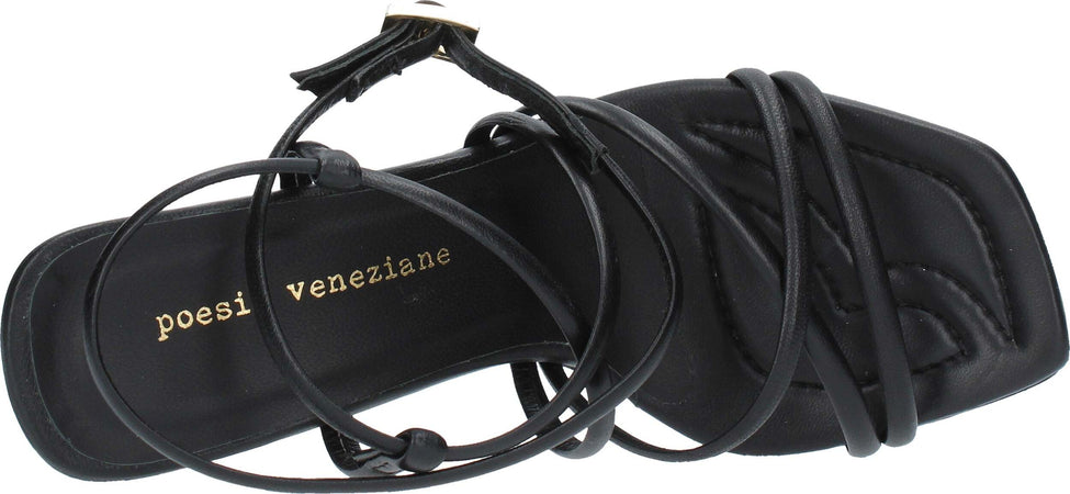 Poesie-Veneziane-Sandali-Nero-da-donna