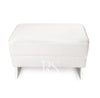 Poggiapiedi Rocking Seat Bliss Footstool Snow White/White Legs