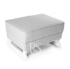 Poggiapiedi Rocking Seat Bliss Footstool Silver Grey/White Legs
