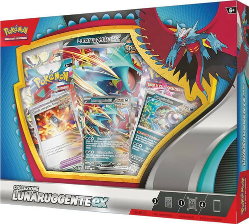 Pokémon-Collezione-Lunaruggente-ex-Del-Gcc-(carta-Promozionale-Olografica,-Una-Carta-Olografica-Gigante-E-Quattro-Buste-Di-Espansione),-Edizione-In-Italiano-Pokemon