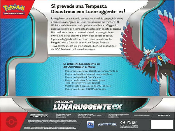 Pokémon-Collezione-Lunaruggente-ex-Del-Gcc-(carta-Promozionale-Olografica,-Una-Carta-Olografica-Gigante-E-Quattro-Buste-Di-Espansione),-Edizione-In-Italiano-Pokemon