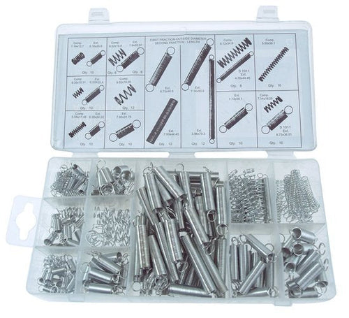 SET DI MOLLE UNIVERSALI CON SCATOLA 200 PEZZI BEAST