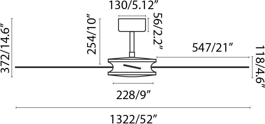 POLEA L Ventilatore da soffitto marrone con motore DC SMART Fai da te/Prodotti per la costruzione/Riscaldamento e raffreddamento/Sistemi mobili di climatizzazione/Ventilatori/Ventilatori da soffitto Led Mall Home - Napoli, Commerciovirtuoso.it