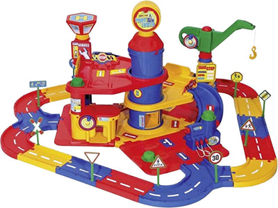 Polesie Giocattoli - Trampoliere Park Tower 3 Piani Garage Con Auto E Strada Arking Center Con Ascensore, Rampe E Pista Macchinine Giocattolo per Bambini Giochi e giocattoli/Personaggi giocattolo/Edifici e scenari/Garage Liquidator Italia - Nicosia, Commerciovirtuoso.it