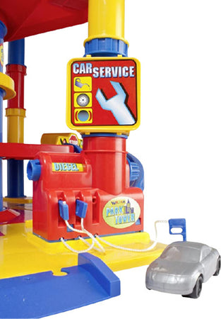 Polesie Giocattoli - Trampoliere Park Tower 3 Piani Garage Con Auto E Strada Arking Center Con Ascensore, Rampe E Pista Macchinine Giocattolo per Bambini Giochi e giocattoli/Personaggi giocattolo/Edifici e scenari/Garage Liquidator Italia - Nicosia, Commerciovirtuoso.it
