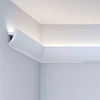 *STOCK FOLLI* Pacco da 22 metri lineari di Profilo Cornice per LED in Polimeri Bianco RAL 9016 verniciabile 74X36mm