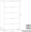 POLKA---cassettiera-5-cassetti-Rovere-grigio-Milani-Home