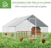 Pollaio-da-Giardino-con-Telaio-Zincato,-Copertura-Impermeabile-e-Rete-Esagonale,-3x4x2-m,-Argento-MS5D51-277V01MS5