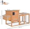 Pollaio-da-Giardino-Gabbie-per-Galline-da-Esterno-con-Zona-di-Corsa-e-Nido-in-Legno-190×81×103cm-JK5663-1481JK5