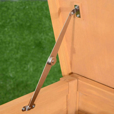 Pollaio-da-Giardino-Gabbie-per-Galline-da-Esterno-con-Zona-di-Corsa-e-Nido-in-Legno-190×81×103cm-JK5663-1481JK5
