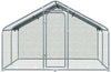 Pollaio-per-Galline-da-Esterno-in-Metallo-con-Copertura-in-Tessuto-Oxford,-300x400x195-cm,-Argento-GT8D51-139V07SRGT8