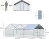 Pollaio-per-Galline-da-Esterno-in-Metallo-con-Copertura-in-Tessuto-Oxford,-600x303.5x195-cm,-Argento-LK4D51-139V08SRLK4