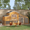 Pollaio-per-Galline-Ovaiole-da-Esterno-con-Zona-di-Corsa,-Pollaio-per-Galline-da-Esterno-con-Zona-di-Nidificazione-e-Vassoio-Estraibile-da-Giardino-in-Legno,-200x80x105-cm-RF3D51-100RF3