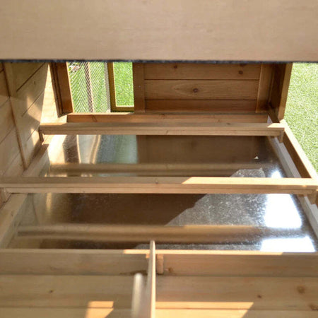 Pollaio-per-Galline-Ovaiole-da-Esterno-con-Zona-di-Corsa,-Pollaio-per-Galline-da-Esterno-con-Zona-di-Nidificazione-e-Vassoio-Estraibile-da-Giardino-in-Legno,-200x80x105-cm-RF3D51-100RF3
