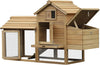 Pollaio-Prefabbricato-in-Legno-per-2-Galline-con-Recinzione-e-Nido-per-Cova,-150.5x54x87cm-BG7D51-108BG7