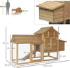 Pollaio-Prefabbricato-in-Legno-per-2-Galline-con-Recinzione-e-Nido-per-Cova,-150.5x54x87cm-BG7D51-108BG7