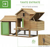 Pollaio-Prefabbricato-in-Legno-per-2-Galline-con-Recinzione-e-Nido-per-Cova,-150.5x54x87cm-BG7D51-108BG7