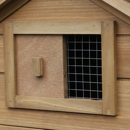 Pollaio-Prefabbricato-in-Legno-per-2-Galline-con-Recinzione-e-Nido-per-Cova,-150.5x54x87cm-BG7D51-108BG7
