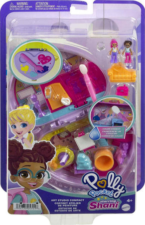 Polly-Pocket-HGT15-Atelier-dell'Arte-con-Shani-Cofanetto-Playset-Mattel
