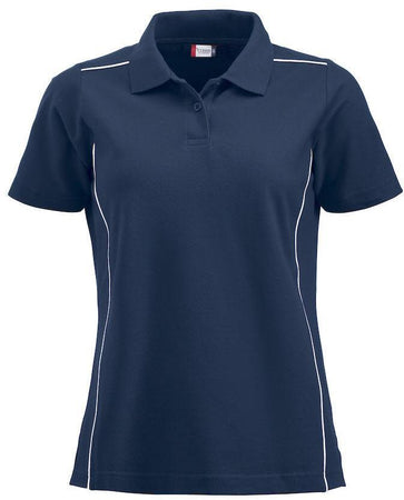 Polo Alpena Blu Polo Donna con Profili