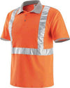 Polo alta visibilità 100% poliestere con bande rifrangenti manica corta Auto e Moto/Accessori per auto/Accessori di emergenza/Giacche e gilet alta visibilità La Zappa - Altamura, Commerciovirtuoso.it