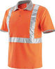 Polo alta visibilità 100% poliestere con bande rifrangenti manica corta Auto e Moto/Accessori per auto/Accessori di emergenza/Giacche e gilet alta visibilità La Zappa - Altamura, Commerciovirtuoso.it