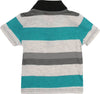 Polo Bambino Righe Maglia Maniche Corte Bimbo Estiva con Colletto 3 Bottoni Maglietta Polo 98% cotone Mezze Maniche Bombo POLO Piccole Canaglie - Tropea, Commerciovirtuoso.it