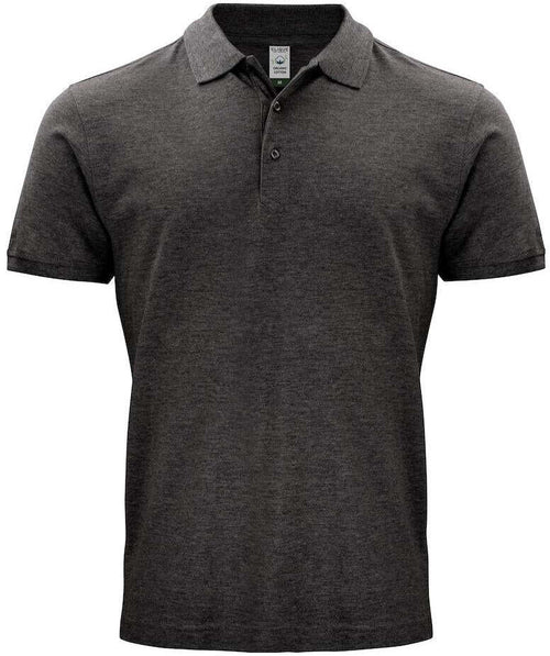 Polo Classic Organico Antracite Melange Polo Uomo Manica Corta Ecosostenibile