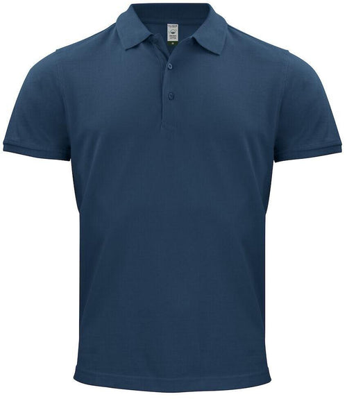 Polo Classic Organico Blu Polo Uomo Manica Corta Ecosostenibile