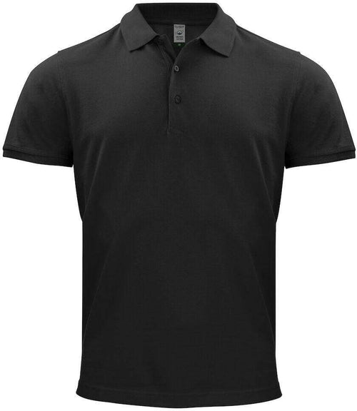 Polo Classic Organico Nero Polo Uomo Manica Corta Ecosostenibile