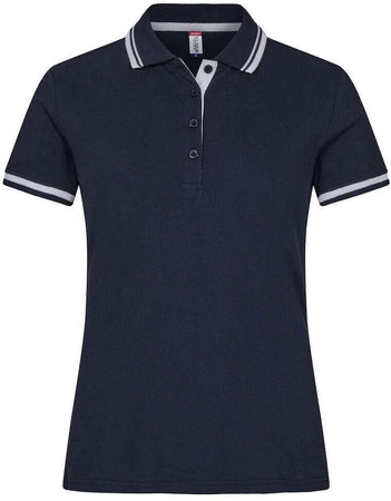Polo Clique Astoria Blu Polo Donna con Profili