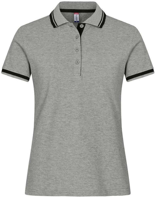 Polo Clique Astoria Grigio Melange Polo Donna con Profili