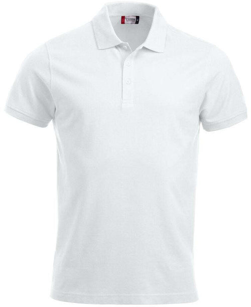 Polo Clique Classic Lincoln Bianco Taglie Forti Polo Cotone 200 Grammi